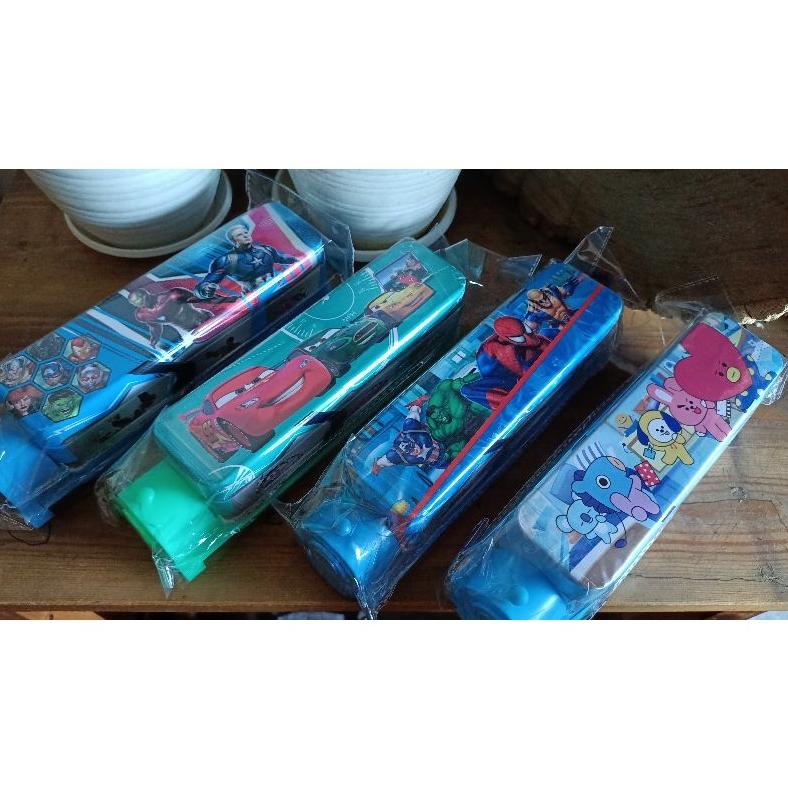 

Baru ((dian)) BT21 tempat pensil model kereta api dan bus tepak pensil susun ,.