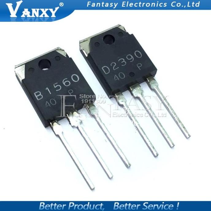 4 Pcs B1560 D2390 2 Pasang (2Sb1560 + 2psc 2sd2390) Original