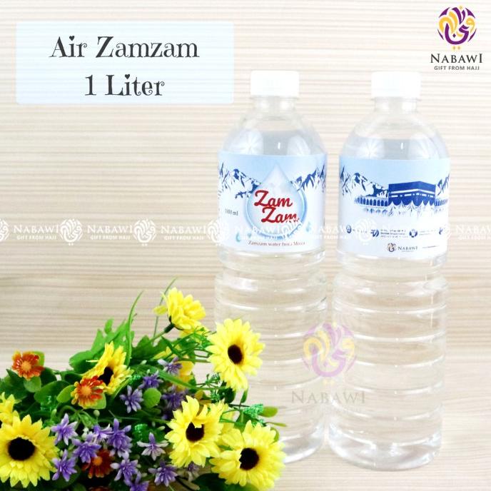 

:=:=:=:=] Air Zam Zam 1 Liter Kemasan Botol Asli Original Oleh Oleh Haji Umroh