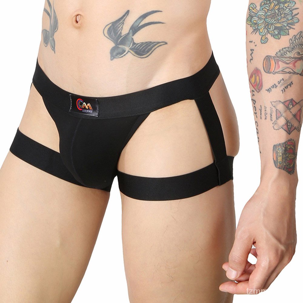 Harness Belt Strap Panties Men Sexy Gay Underwear Thong Jockstrap Lingerie Men's G String Penis Bulg