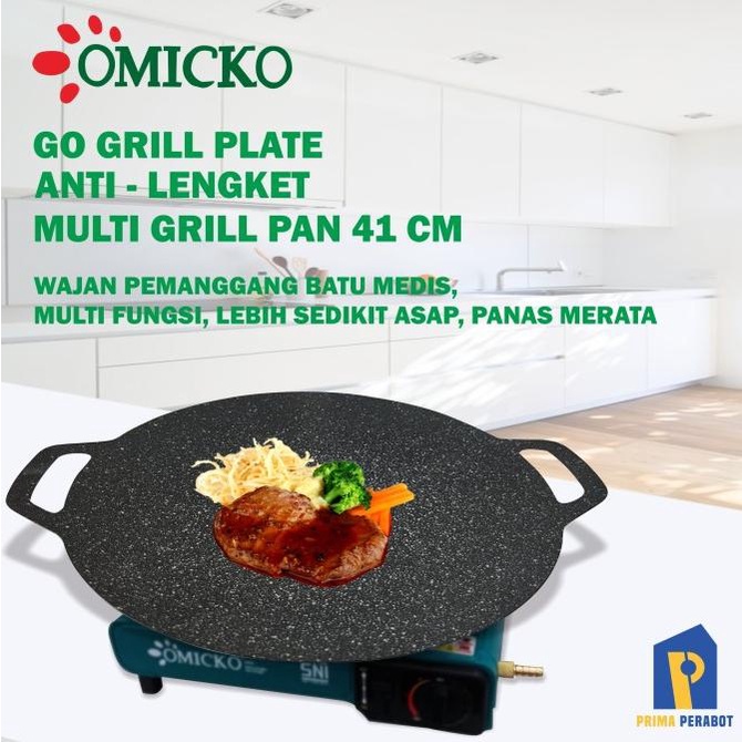 Wajan Pemanggang Datar Baking Pan Bulat 40 cm Roti Bakar Martabak