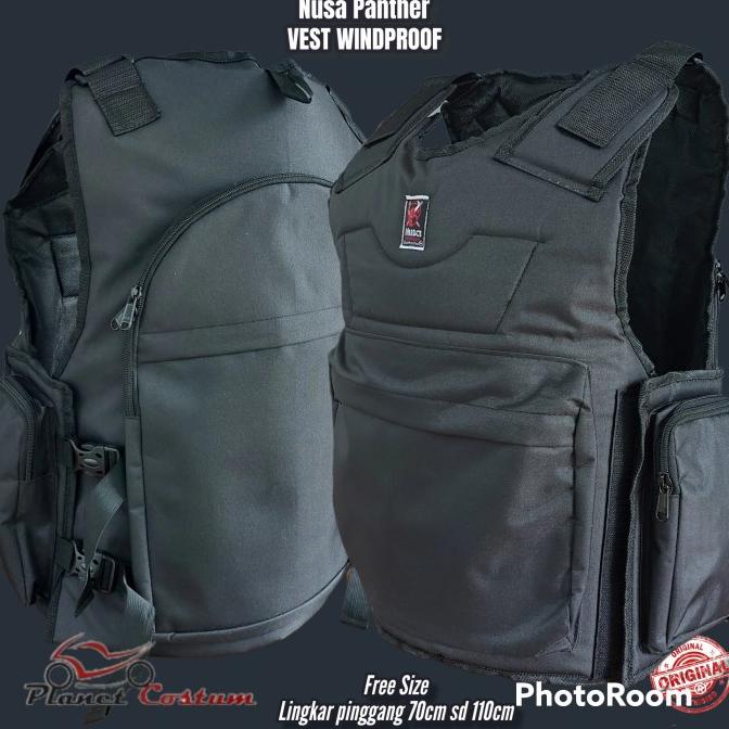 BRG BARU Rompi Motor Black Panther