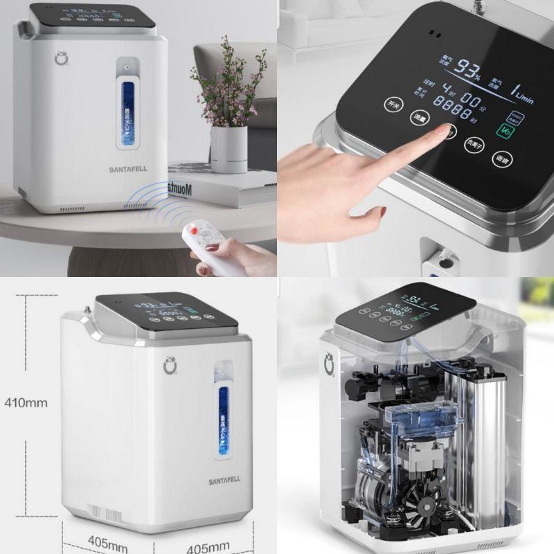 SANTAFELL OXYGEN CONCENTRATOR | MESIN PENGHASIL OXYGEN THERAPY HOMECARE | NEGATIVE ION DAN OXYGEN GE