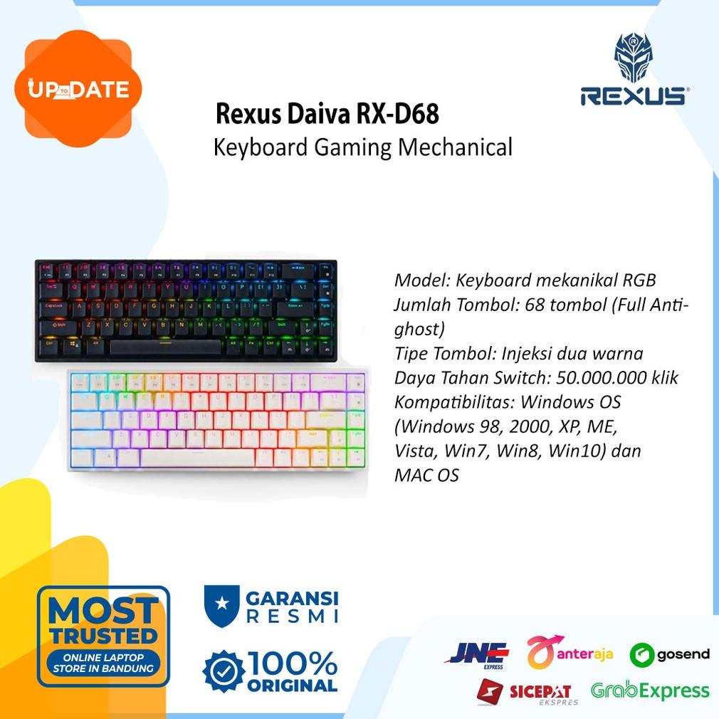 Rexus Keyboard Gaming Mechanical Daiva Rx-D68