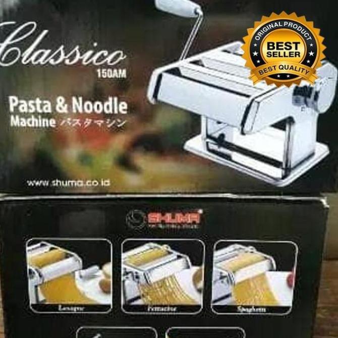 PASTA NOODLE MACHINE CLASSICO 150AM SHUMA ORIGINAL AMPIA GILINGAN MIE