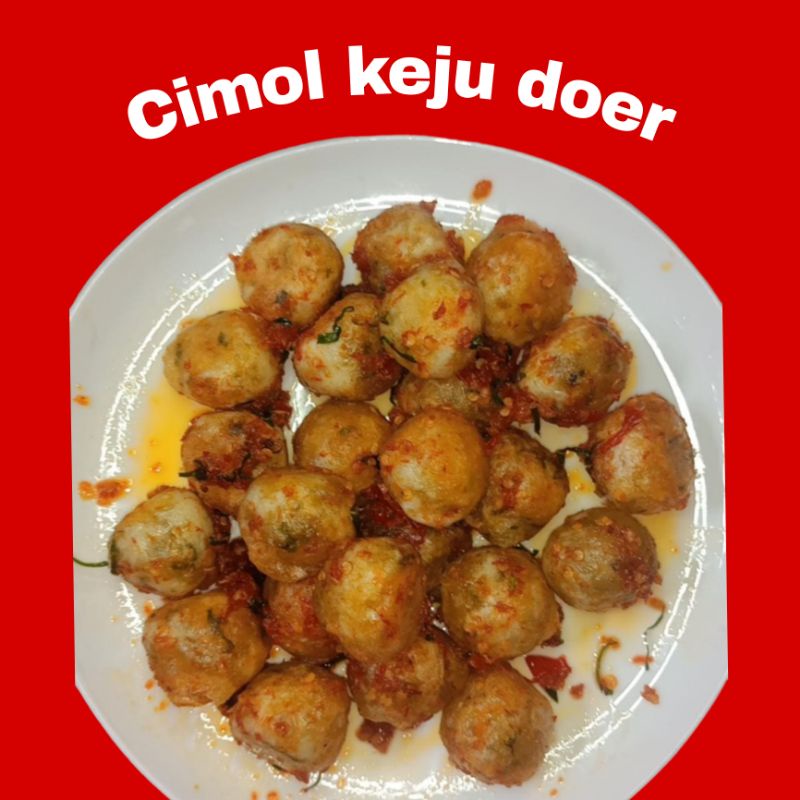 

Cimol keju pedas doer