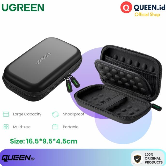 UGREEN Hardcase Storage Organizer Bag Pouch EVA Small Shockproof 40707