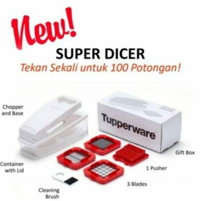 Terlaris Tupperware Superdicer Alat Pemotong Buah Dan Sayuran Super Dicer