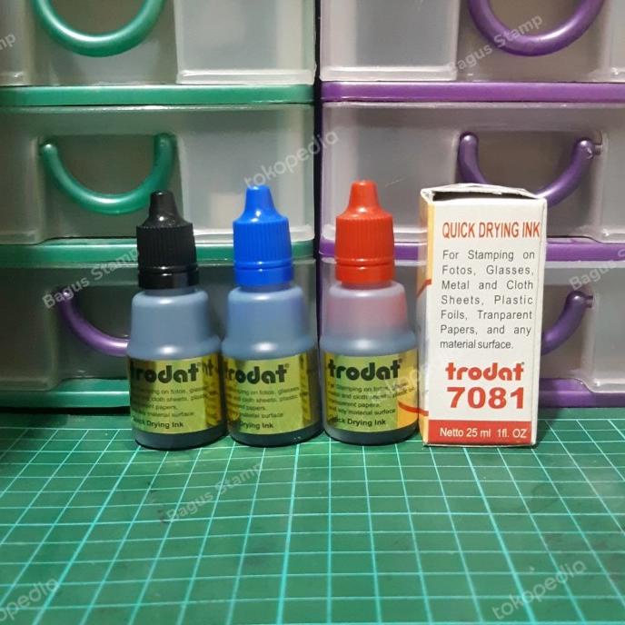

Tinta Stempel Permanent / Premium / Tahan Air Trodat 7081