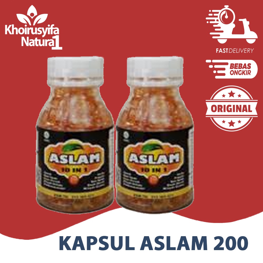 KAPSUL ASLAM 10 IN 1 SUPLEMEN DAYA TAHAN TUBUH ORIGINAL