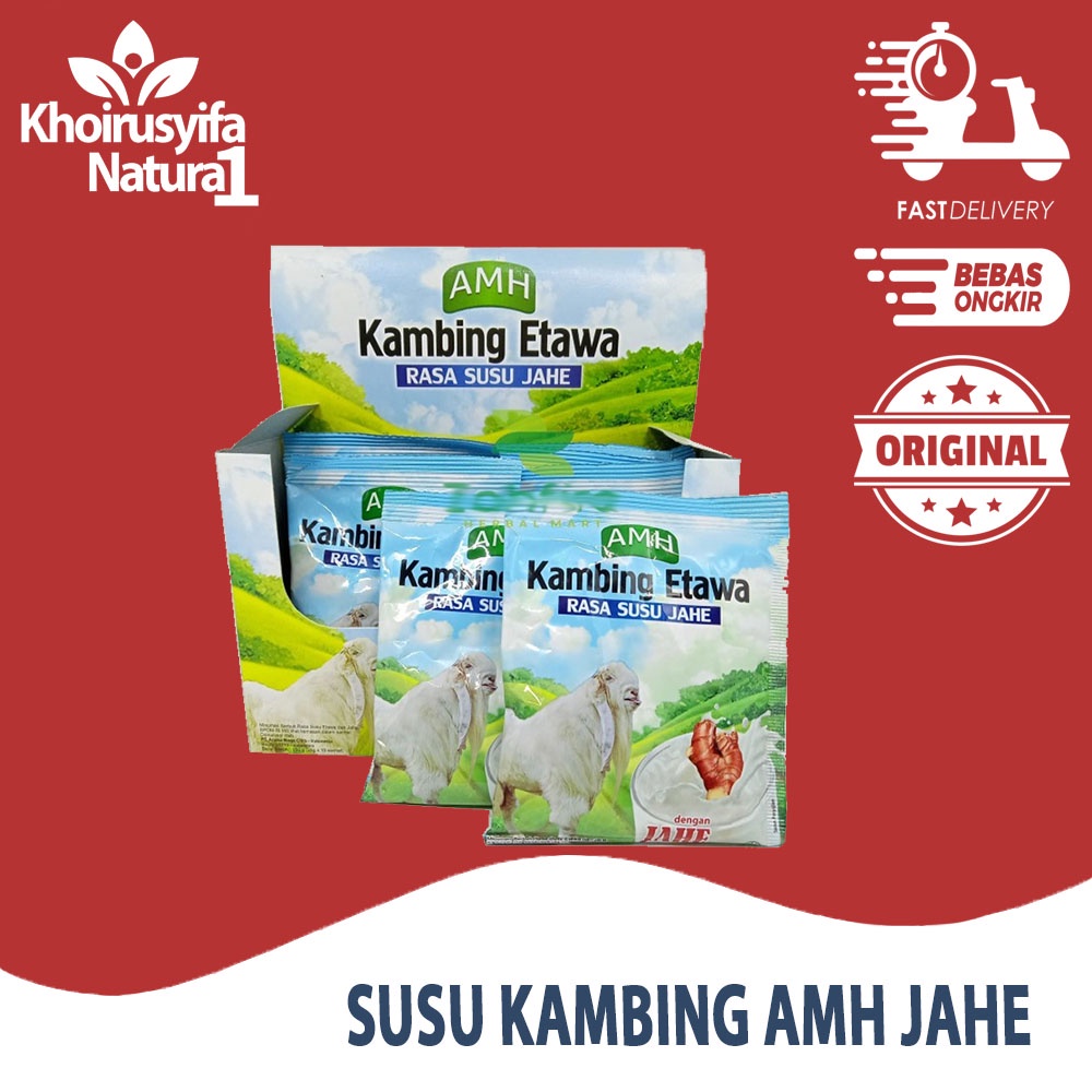 

SUSU KAMBING ETAWA AMH RASA SUSU JAHE ISI 10 SACHET FULL CREAM BUBUK