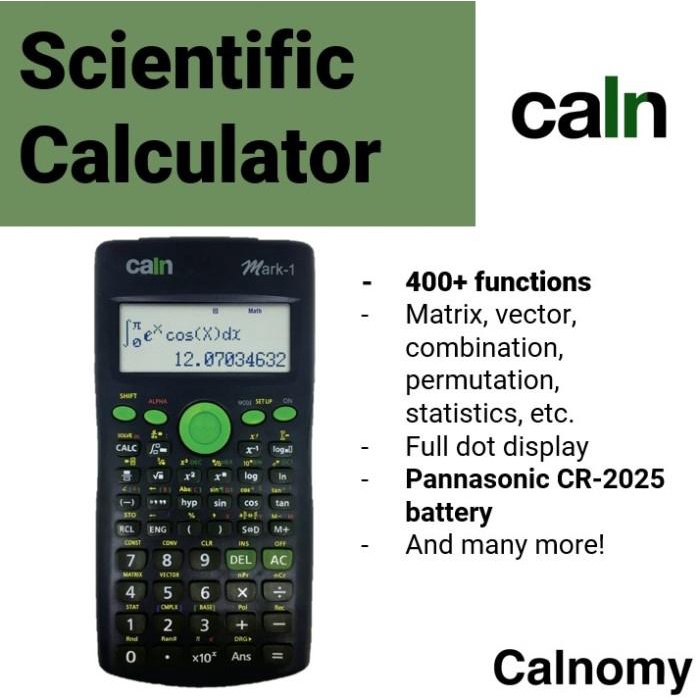 

Terlaris Scientific Calculator Calnomy 417 Fungsi