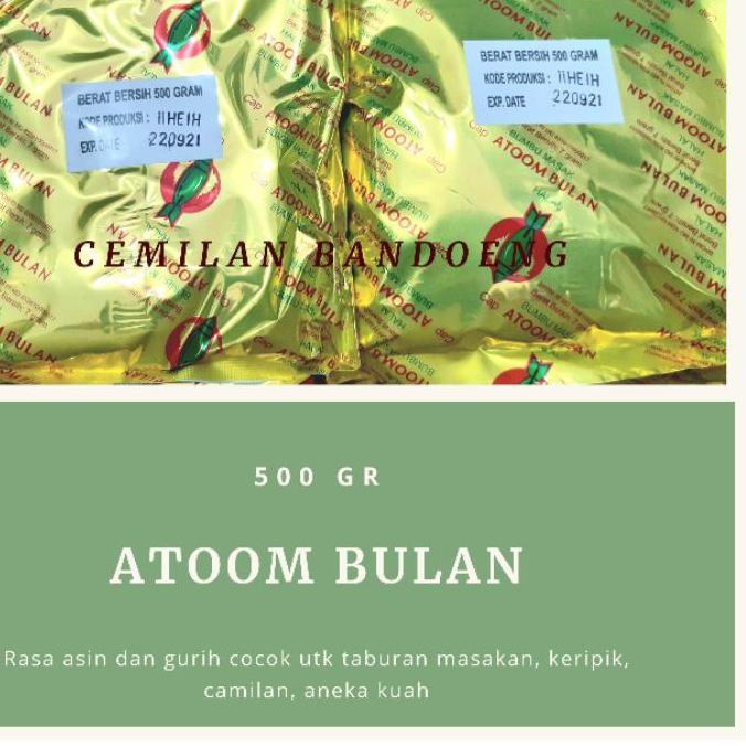 

✨MEN SALE✨ BUMBU MASAK / PENYEDAP RASA CAP ATOOM BULAN 500 GR EXP JANUARI 2024 grosir