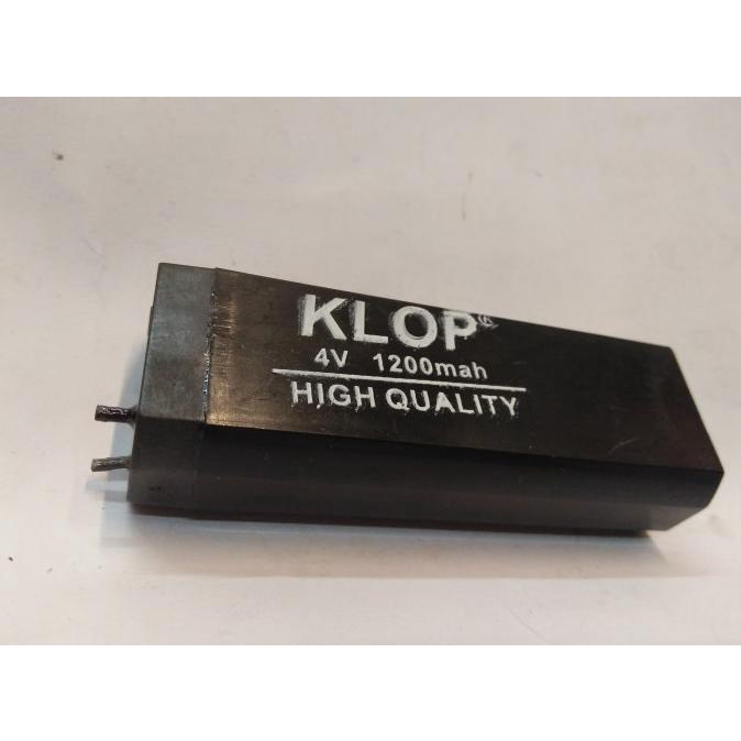 Produk Terbaik] Baterai/ Aki Kering/ Rechargeable Battery Mini 4 V 1200mah