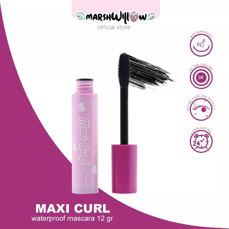 Marshwillow Maxi Curl Waterproof Mascara by Natasha Wilona