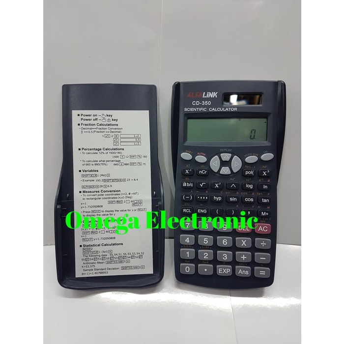 

Terlaris Alfalink Cd-350 Scientific Calculator Kalkulator Sekolah Kuliah