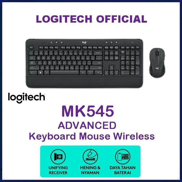 Terlaris Logitech Mk545 Advanced Wireless Mouse Keyboard Mk 545 Mk-545