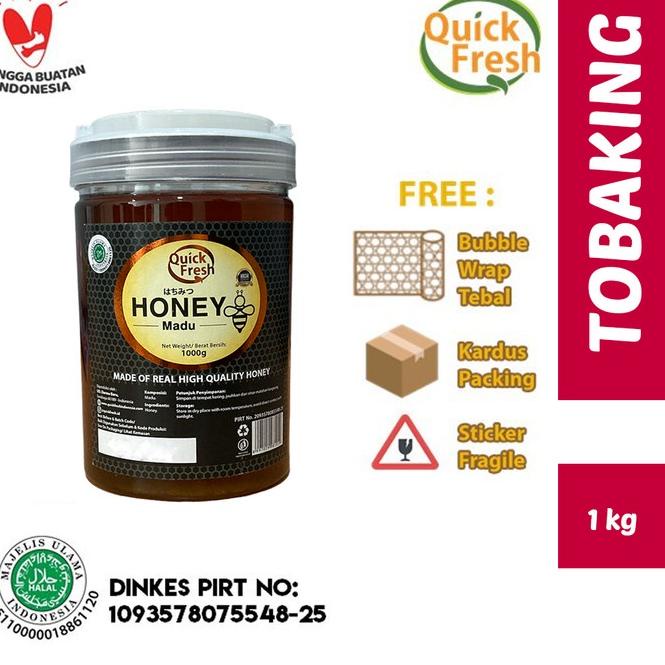 

✨12.12✨ COD Madu Murni Asli Quick Fresh Honey 1kg Bucket Plastik serbuuu !