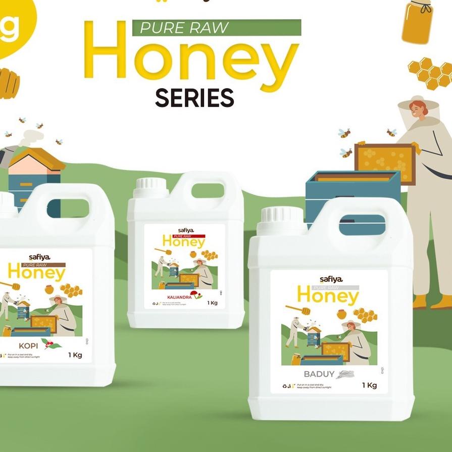 

12.12 Product HOT Madu Murni 1 Kg Series Raw Honey Madu Asli Authentic Safiya Food !!!