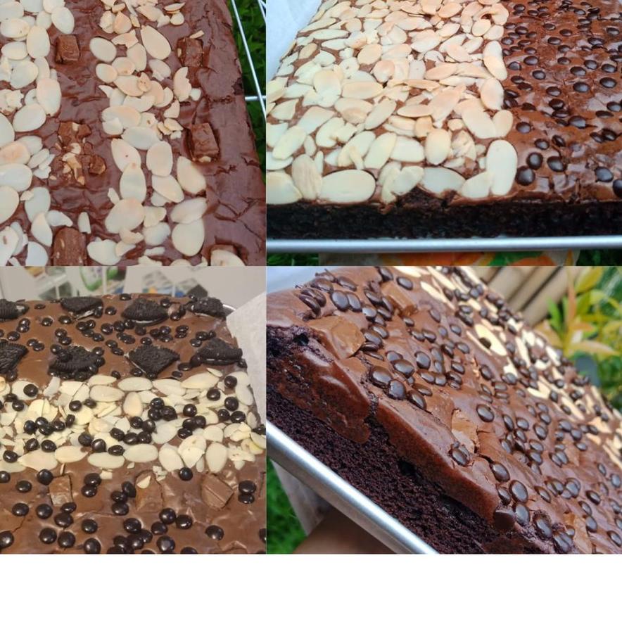 

12.12 ✨SALE✨ Fudgy / Fudge Brownies Shiny Crust (20x20 cm) - Ababakuki !!!