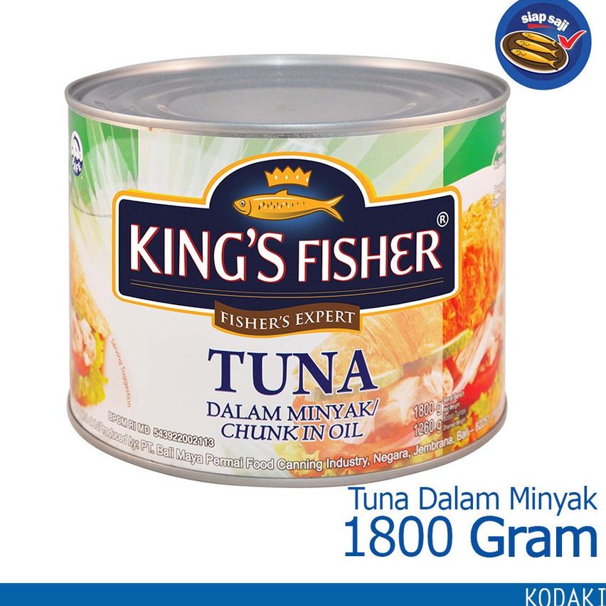 

Grosiran Murah Khas Jaya King's Fisher Tuna 1800 gram Larutan Garam/ Minyak/ Hot Spicy Kaleng serbuuu !