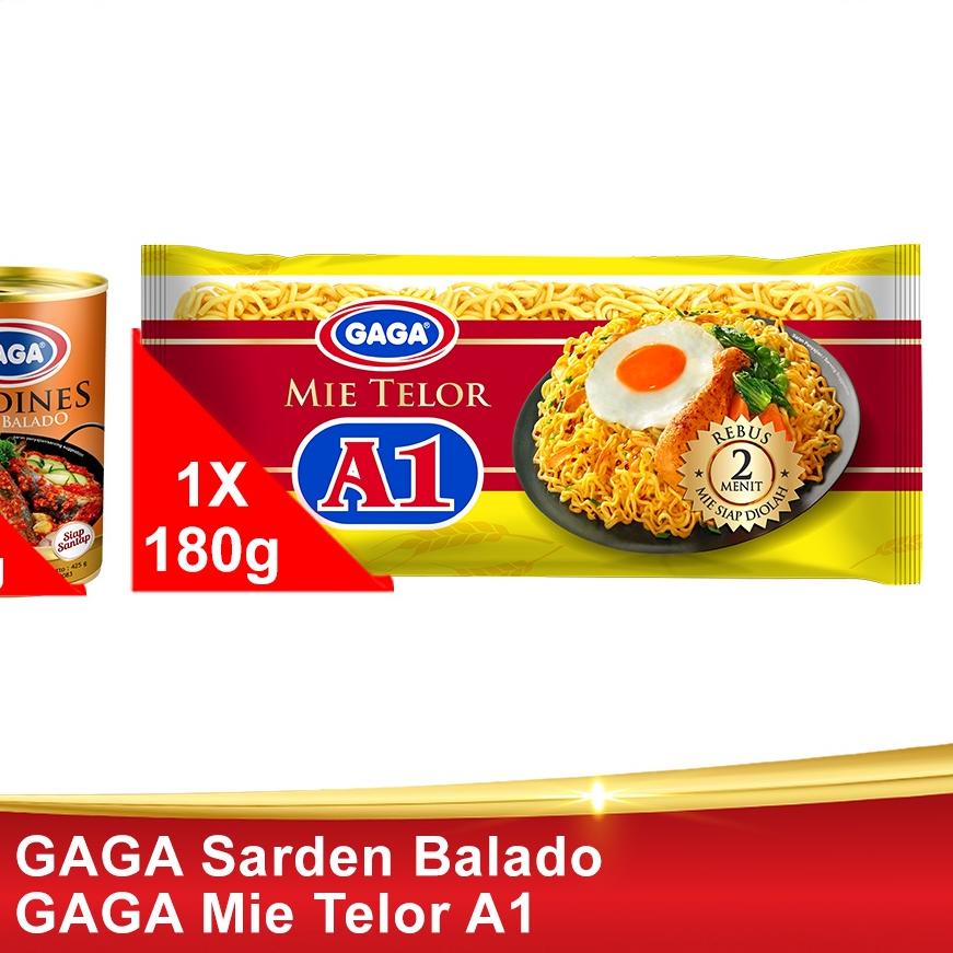 

GROSIR Beli 2 pcs GAGA Sarden Balado 425g FREE 1 pcs GAGA Mie Telor Kuning A1. (GG47) grosir