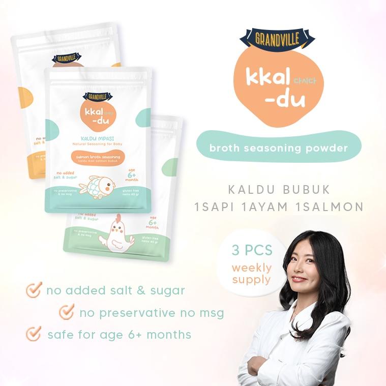 

12.12 Flash Sale Grandville Kaldu Sapi, Ayam, Ikan Mpasi BB Booster Non MSG Weekly Supply 