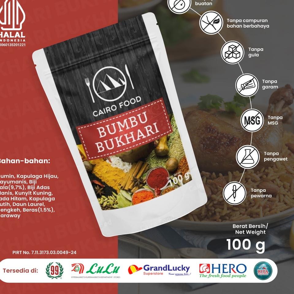 

✨Grosir✨ Bumbu Bukhari Cairo Food - 100 Gram !