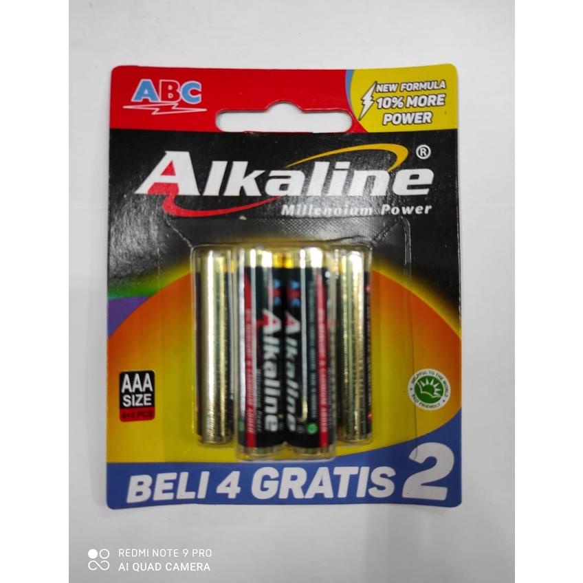 Special - Baterai Alkaline ABC AAA A3 Kecil Isi 6 .,