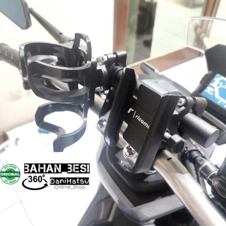Terbaru GANTUNGAN BARANG HOLDER HP BOTOL MINUM STANG SPION NMAX XMAX AEROX LEXI ADV PCX VARIO XRIDE 