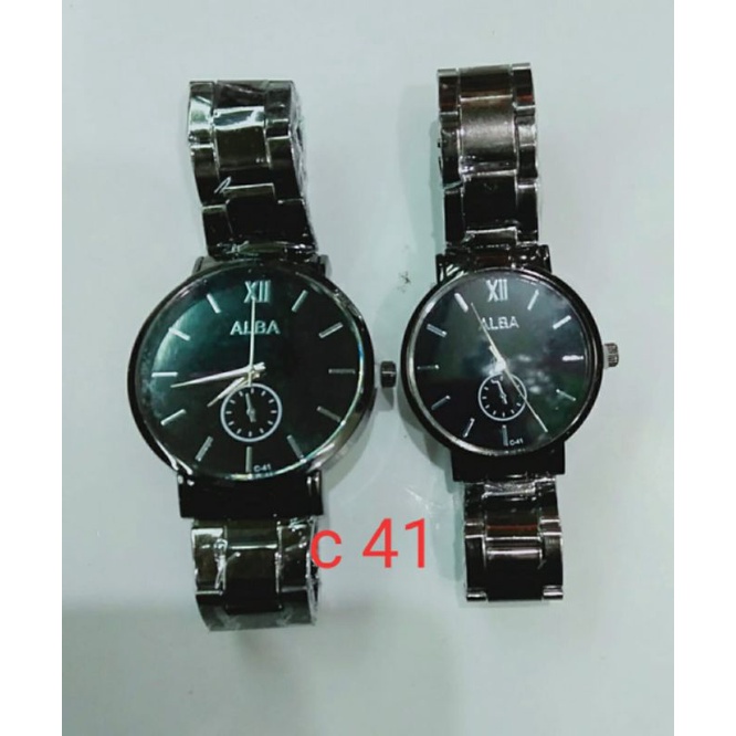 c41/c42 jam tangan wanita stainless couplelan