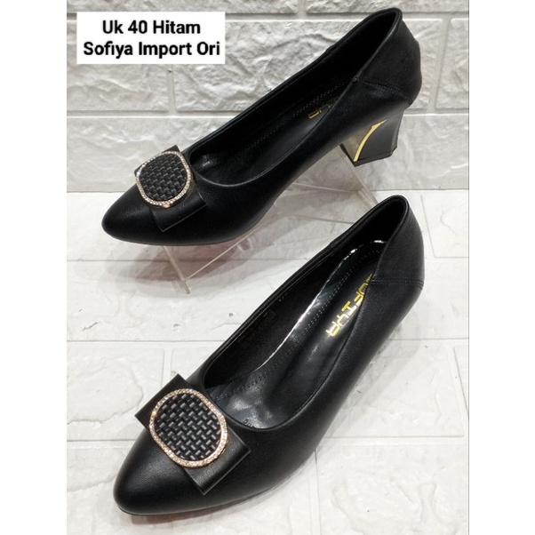 Ready Sepatu Sofiya Import Hak Tahu 5cm