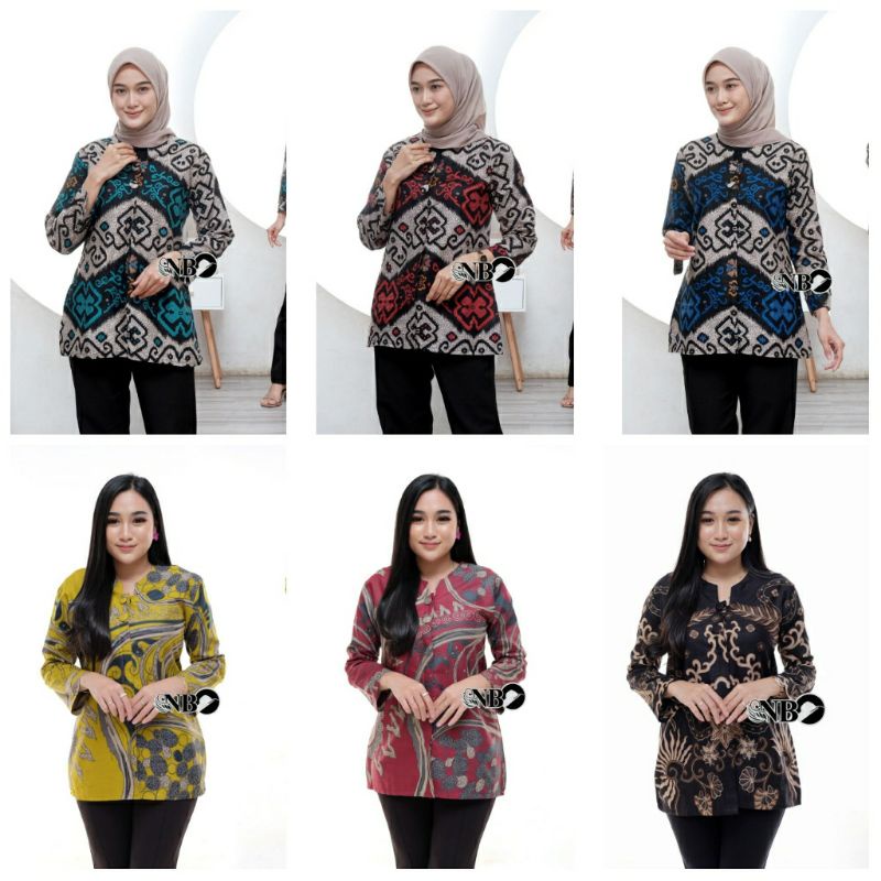 Atasan Batik Wanita PPBTK07 Modern Batik murah Cassual Atasanbatik Wanitabatik /