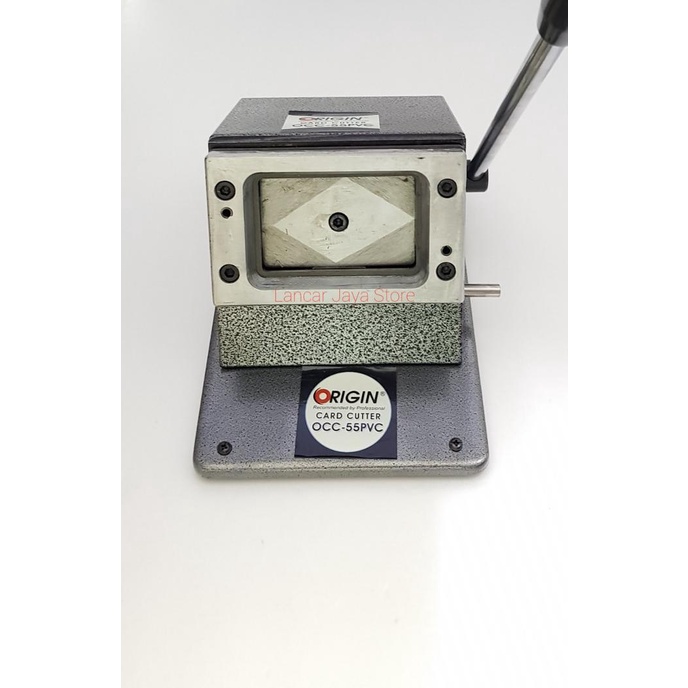 

Alat Mesin Plong Id Card / Mesin Pvc Card Origin Occ-55 Pvc (Abu)