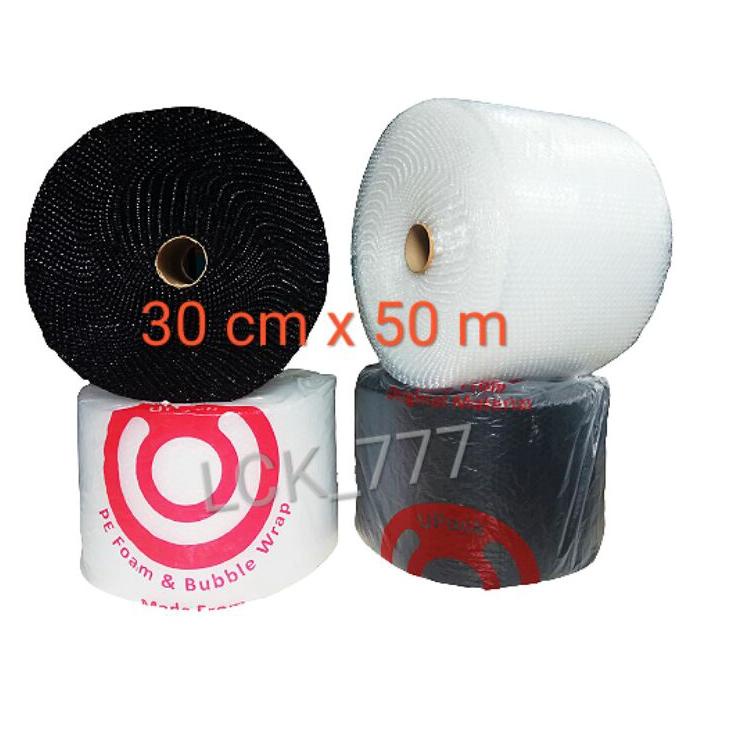 

Obral Bubble Wrap Tebal Ecer 1/4 Roll 50m x 30 cm 1/4 Gulungan Bubblewrap Ready Siap Kirim