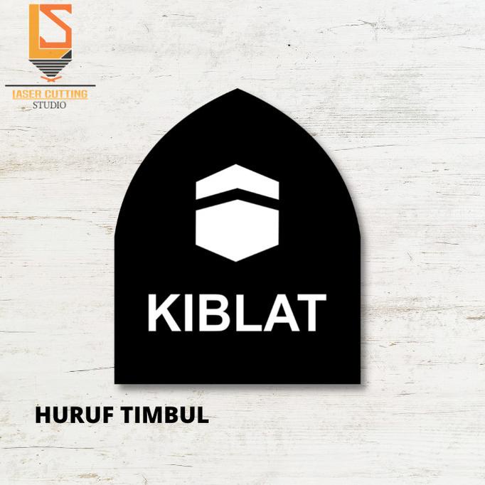 

Sign Kiblat Akrilik Tanda Kiblat Timbul