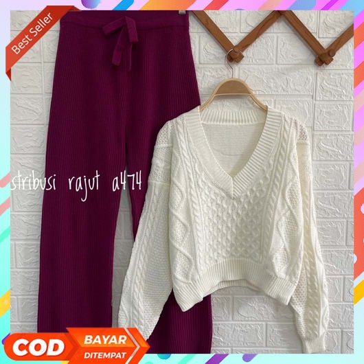 [[ Bisa Cod ]] Fawnia Cardi / One Set Wanita Kekinian / Fashion Wanita Muslim / Setelan Fawnia Cardi