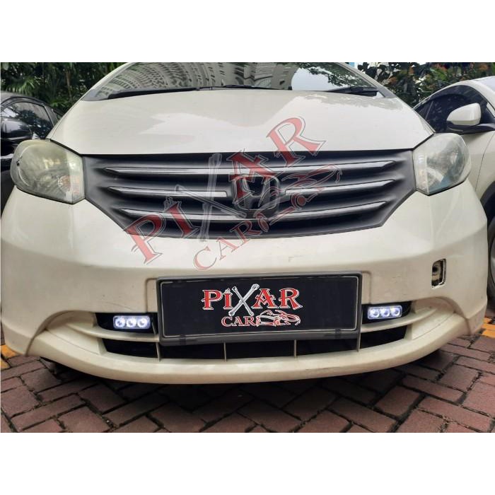 Antifog Lampu Drl Led 3 Titik Mobil Universal Honda Freed
