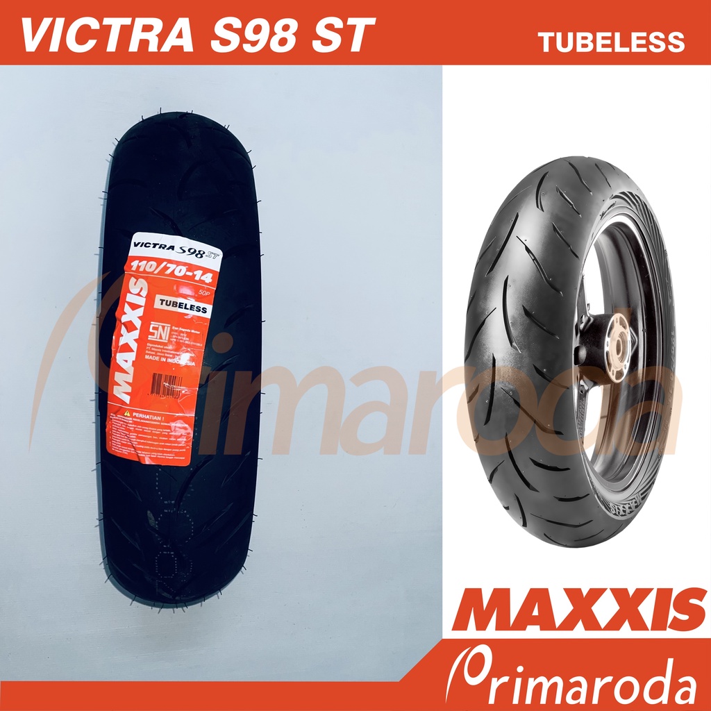 Ban motor MAXXIS Victra S98ST 110/70 Ring 14 110/70-14 Tubeless