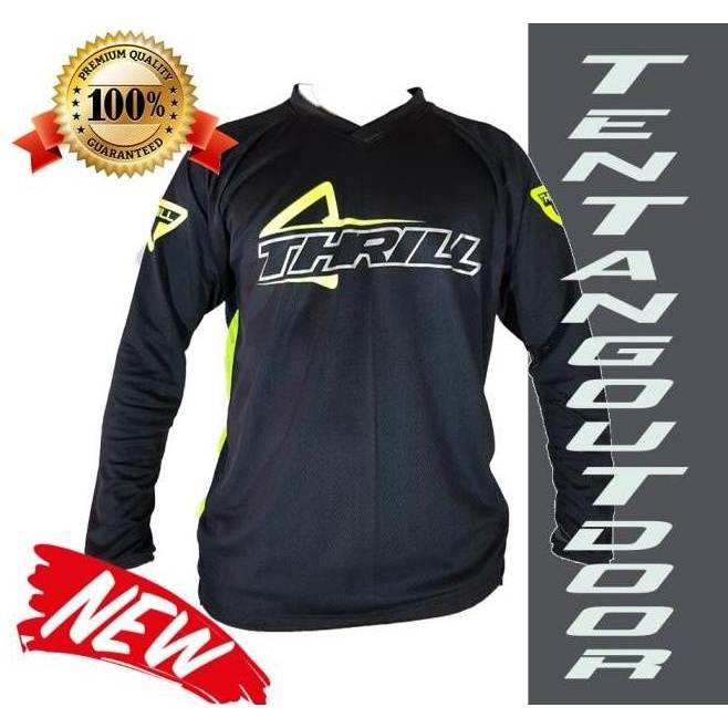 JERSEY SEPEDA TERLARIS PREMIUM JERSEY DOWNHILL CROSS SEPEDA DH THRILL BAJU KAOS F003 EL09I09A82L