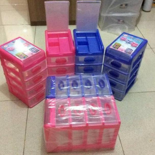 [SHOPEE] Laci Susun 5 Kecil Shinpo / Laci Mini / Mini Container / Laci Plastik