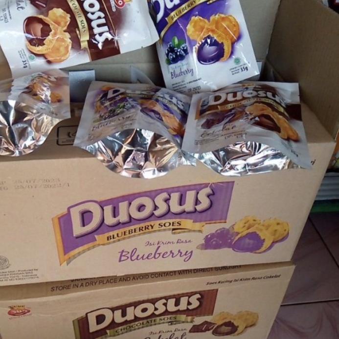 

Terbaru ✔️⭐ [TERMURAH!!] Duosus 1 Karton isi 30 Bungkus @35gram - Duosus Coklat / Blueberry 1 Dus