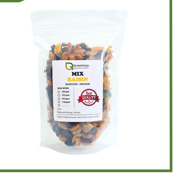 

COD ✔️⭐ Mix Raisin 500 gram (Dark Raisin & Golden Raisin)
