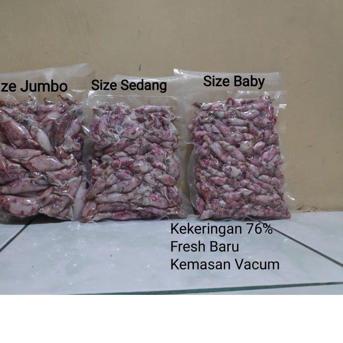 

Terbaru ⭐ Sotong / Cumi / Cumi Asin / Cumi Rebus 500 Gram Size Jumbo|Sedang|Baby