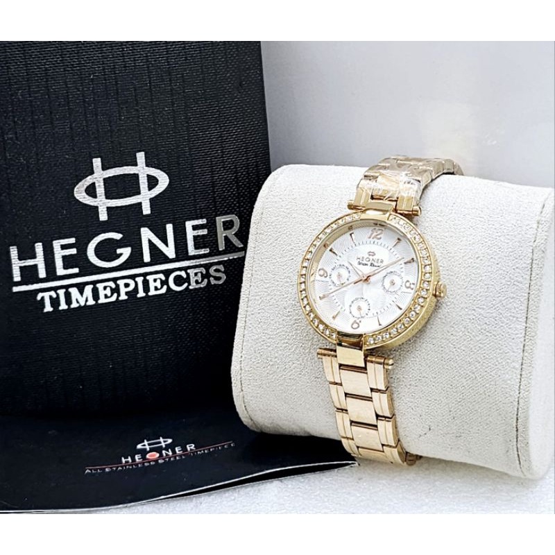 Hegner Original 1620 Jam Tangan Wanita Analog Chrono Aktif Tahan Air Garansi Resmi 1 Tahun