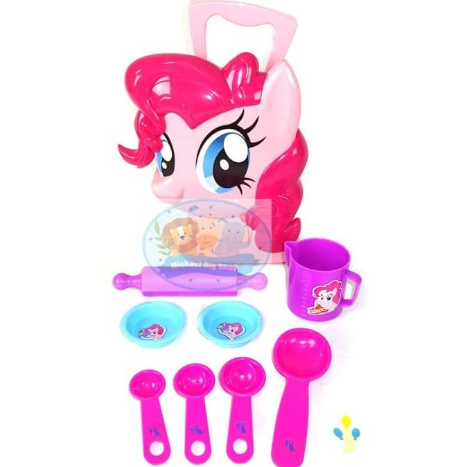 HOT SALE MAINAN ANAK PEREMPUAN MY LITTLE PONY PINKIE PIE CASE - KITCHEN SET TERLARIS