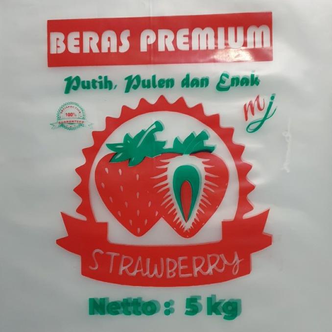 

------] Plastik Beras Cap Strawberry 5 kg