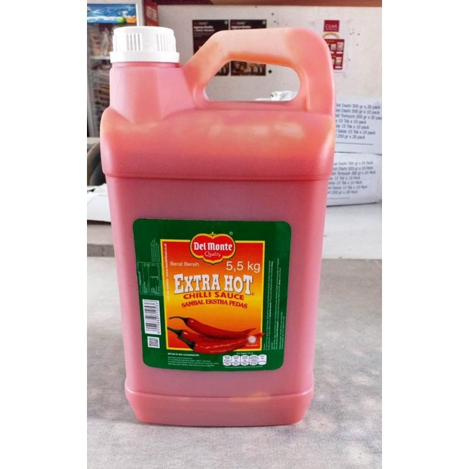 

DELMONTE SAOS / SAUS SAMBAL EXTRA HOT JERIGEN 5,5 KG