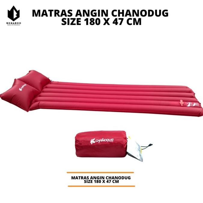 Matras Angin Chanodug - Kasur Angin Tiup Matras Camping Outdoor Gunung
