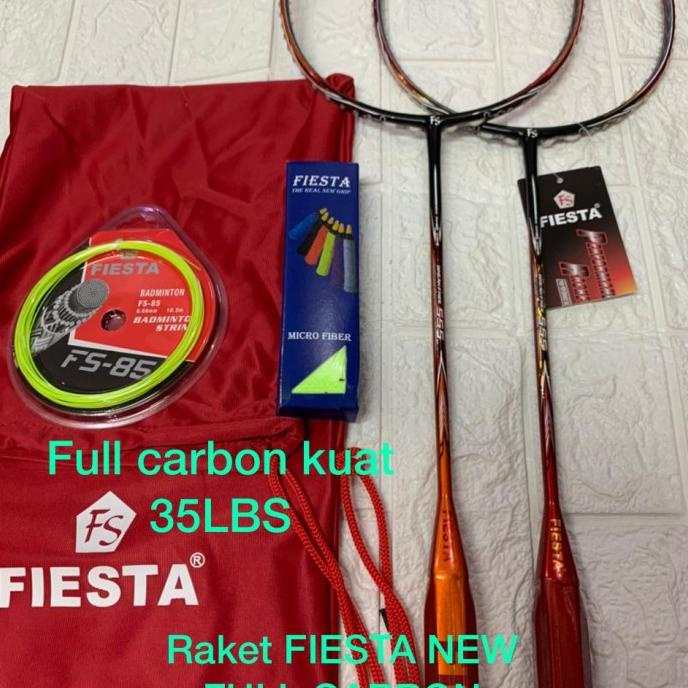 Raket Badminton NEW FIESTA FS Break Free 555 Full carbon taiwan 35lbs